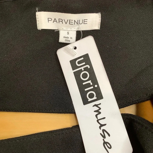 PARVENUE Black Twist Strapless Jumpsuit Size S - Picture 10 of 14